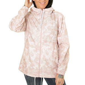 Packable Columbia women’s pink windbreaker M